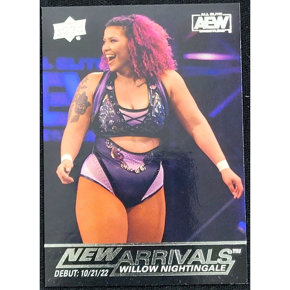 2022 UPPER DECK AEW NEW ARRIVALS WILLOW NIGHTINGALE